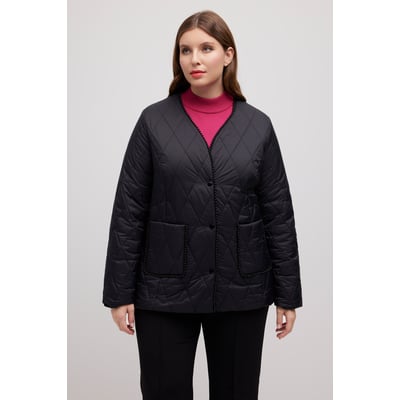 Veste matelassée, bordure en perles, col en V ULLA POPKEN