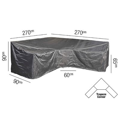 Garden Trapeeze Lounge Set Cover 270x270x90x65x90cm AEROCOVER