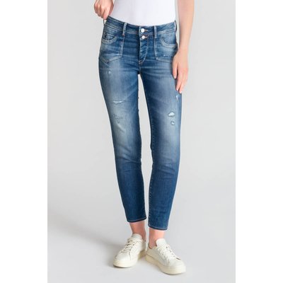 Jeans push-up slim taille haute PULP, 7/8ème LE TEMPS DES CERISES