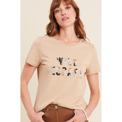 T-shirt sequins manches courtes BREAL