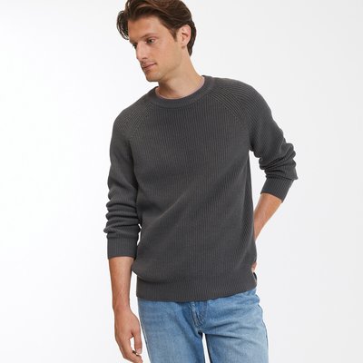 Trui in katoen met Engelse rib, Signature LA REDOUTE COLLECTIONS
