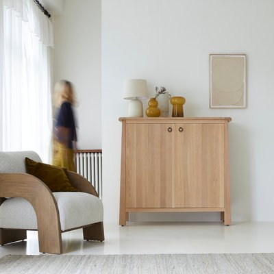 Buffet en chêne massif 125 cm VOLUTE TIKAMOON