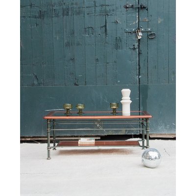 Table basse en verre Liv N°162 - Bon état DEBONGOUT