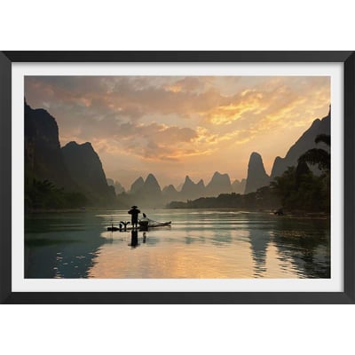 Affiche paysage baie d' halong HEXOA
