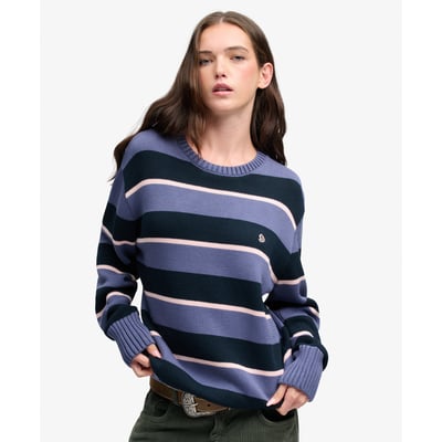 Pull à rayures oversize SUPERDRY