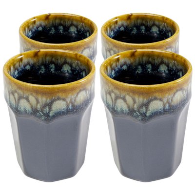 Lot de 4 tasses à expresso, LIO KARE DESIGN