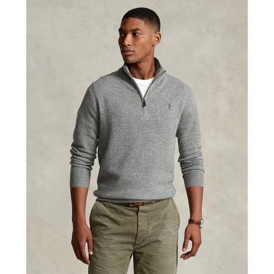  Pull demi-zippé en laine POLO RALPH LAUREN