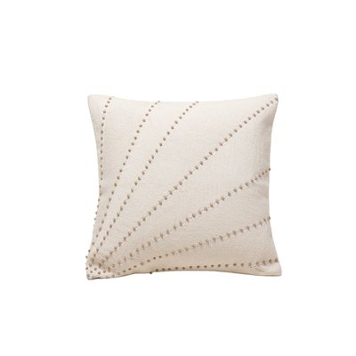 Housse de coussin en Broderie de coton texturée  OCEANA MADURA