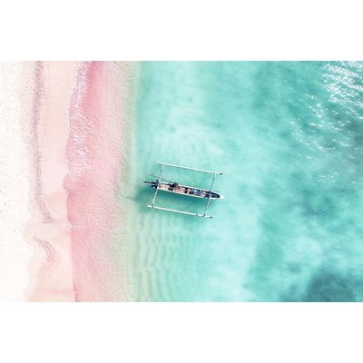 Tableau mer et plage plage rose à bali HEXOA