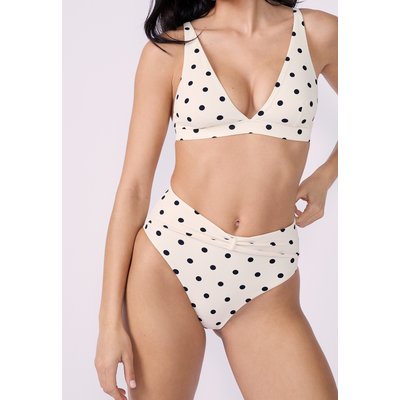 Culotte bikini taille haute à pois POLKY ETAM