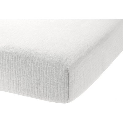 Drap housse gaze de coton bonnet 30 cm uni, Ozen C DESIGN HOME TEXTILE