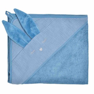 Cape de bain en bambou et gaze de coton, Lapin SEVIRA KIDS