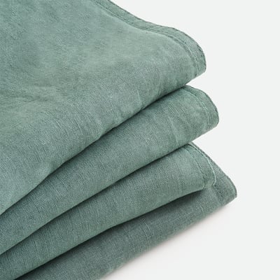 Lote de 4 servilletas de lino lavado Victorine LA REDOUTE INTERIEURS