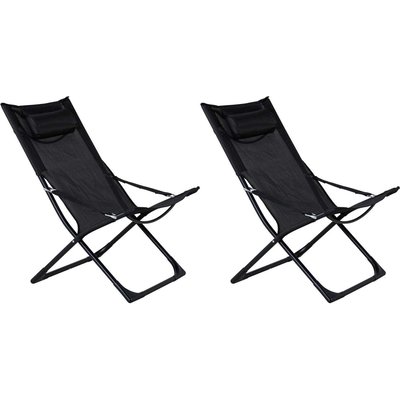 Fauteuil relax de jardin pliant Seville (Lot de 2) VENTURE HOME