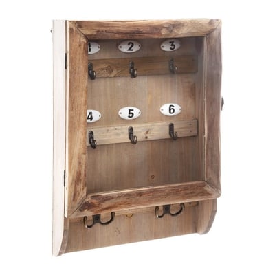 Boîte à clés rétro en bois ATMOSPHERA