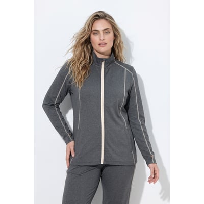 Veste en molleton, coutures fantaisie ULLA POPKEN