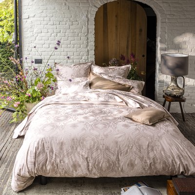 Housse de couette imprimée en satin de coton bio, SHALIMAR ALEXANDRE TURPAULT