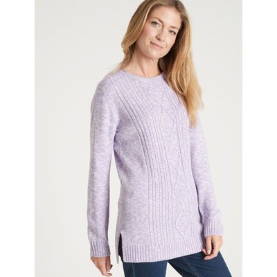 Pull à torsades encolure ronde DAXON