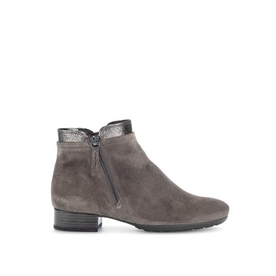 Bottine en cuir lisse à talon décroché GABOR