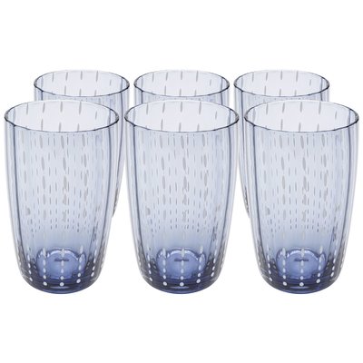 Lot de 6 verres à eau, CLUE KARE DESIGN