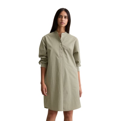 Robe à carreaux relaxed en popeline Papertouch MARC O’POLO DENIM
