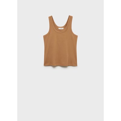 Top 100 % coton bretelles MANGO