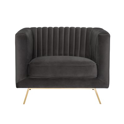 Fauteuil en velours - GATSBY RENDEZ-VOUS DÉCO