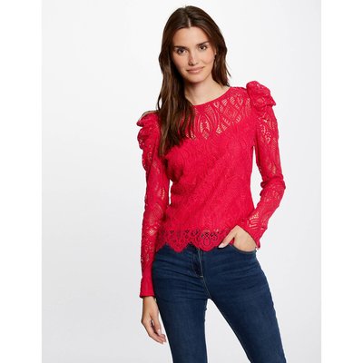 Blouse col rond, manches longues MORGAN