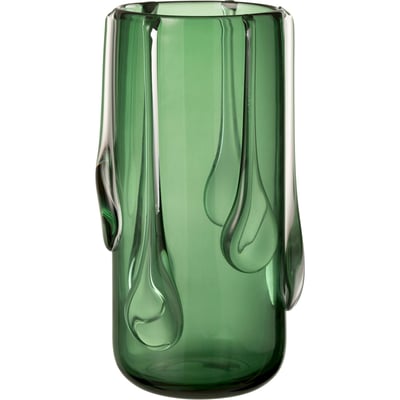 Vase en verre soufflé fait main, Effet dégoulinant RECOLLECTION