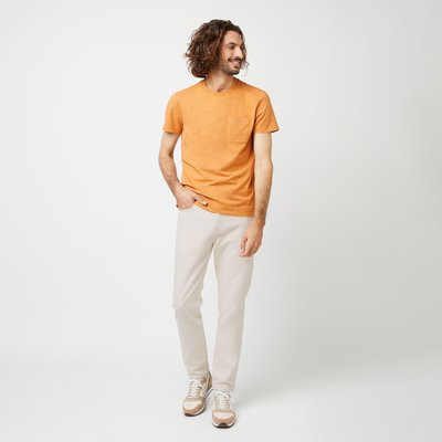 Pantalon 5 poches coton TAPERED FAGUO