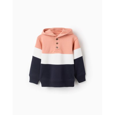 Sweat en Coton avec Capuche et Colorblock ZIPPY