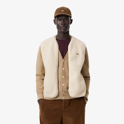 Veste sans manches sherpa LACOSTE