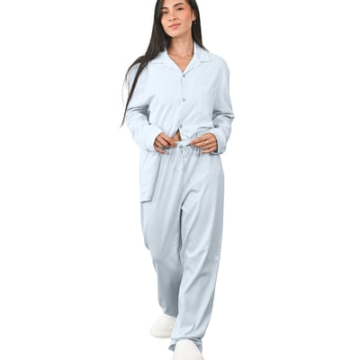 Pyjama mixte à chemise + pantalon YALE SENSEI MAISON