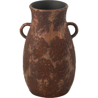 Vase amphore en terre cuite  effet rouille artisanale RECOLLECTION