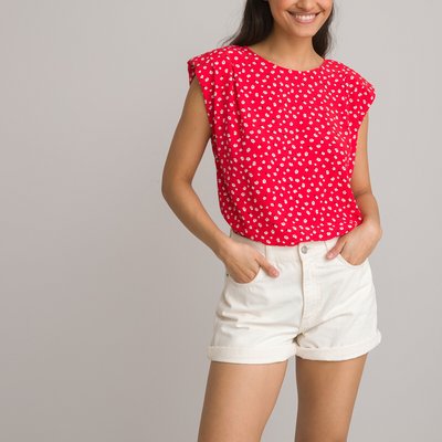 Top sans manches, épaulettes, imprimé floral LA REDOUTE COLLECTIONS