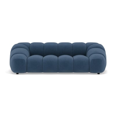 Canapé en velours texturé style contemporain, AVA BEST MOBILIER