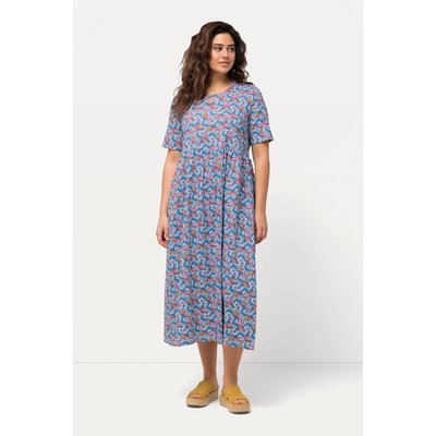 Robe maxi en jersey. Coupe trapèze ULLA POPKEN
