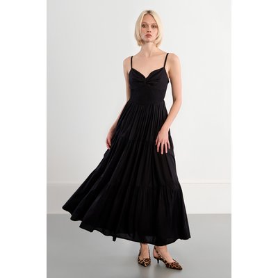 Robe maxi smockée à volants LILI SIDONIO