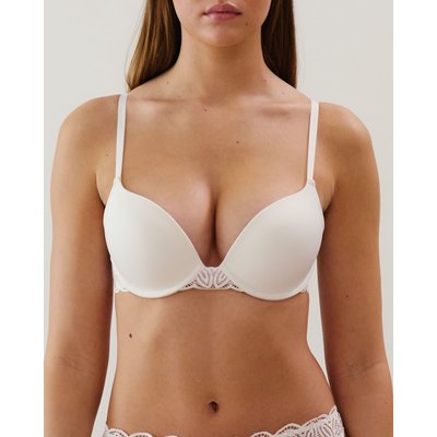Soutien-gorge ultra push-up en dentelle écru DAILIZ UNDIZ