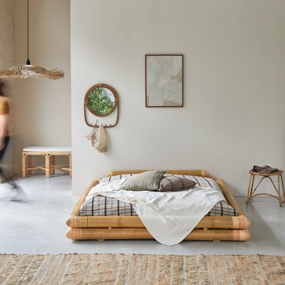 Lit futon en bambou 160x200 cm BALYSS TIKAMOON