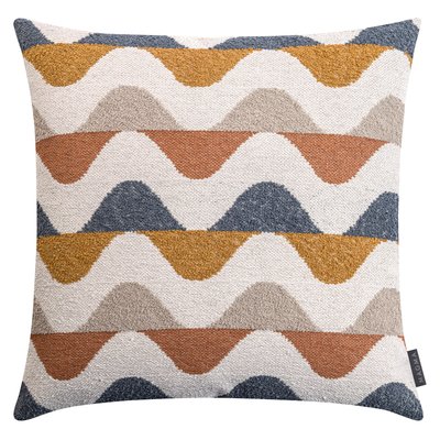 Housse de coussin jacquard WAVY MAGMA HEIMTEX