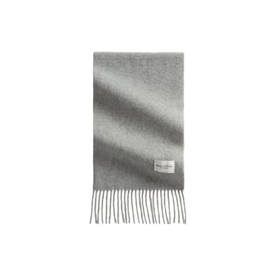 Écharpe en laine tissée avec de longues franges MARC O'POLO