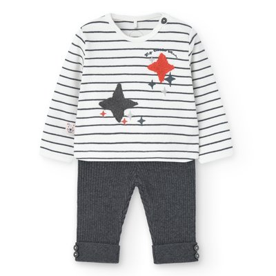 Ensemble avec leggings tricotés e t-shirt BOBOLI