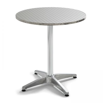 Table de jardin ronde en aluminium, BRIXTON OVIALA