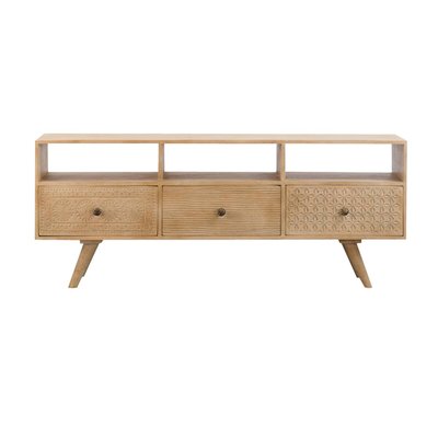 Meuble TV en bois de manguier blanchi  KAMILA MADE IN MEUBLES 
