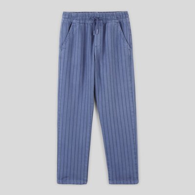 Pantalon rayé en coton BIO MONOPRIX