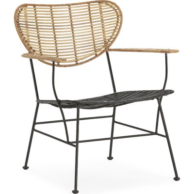 Fauteuil en osier et métal, élégance RECOLLECTION