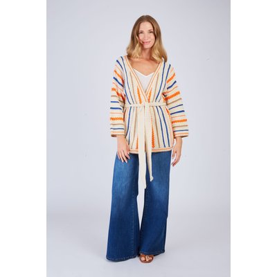 Gilet long en tricot FIRMINE DERHY