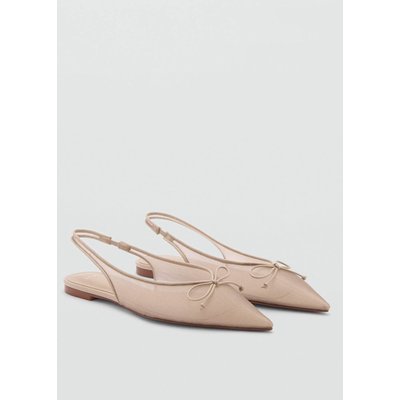 Ballerines pointues ouvertes à l’arrière MANGO