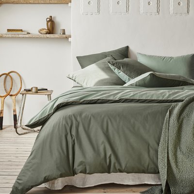 Parure de lit Housse de couette +Taie rectangle en coton, BONS JOURS ESSIX